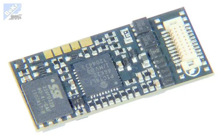 Zimo Elektronik MX659N18 Zvukový lokomotivní miniaturní dekodér Next18 přímý, NEM662