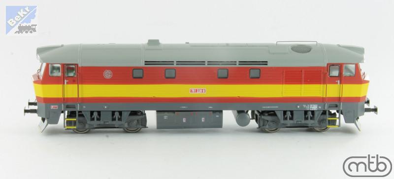 MTB 751228 Dieselová lokomotiva 751 228-8 ČD Zamračená