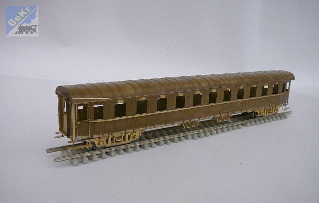 DK-model TT0500 Osobní 4-osý vůz Ca r.v. 1930 -"Pancéřák", stavebnice z leptu
