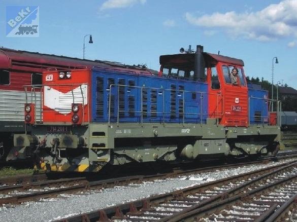 Jan Cekul 060138 Dieselová loko 714, stavebnice z leptaného plechu
