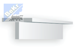 Evergreen 766 Profil T průměr 3,6mm, délka 350mm/3ks, polystyren-PS