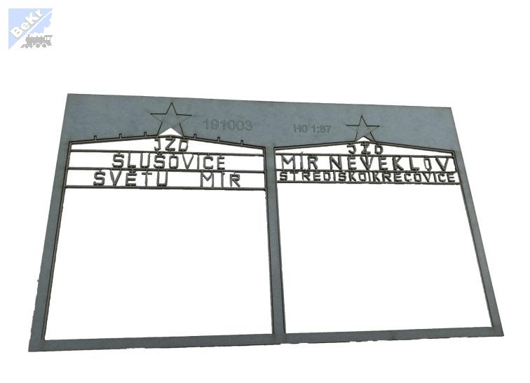 Igra model 190003 Brána JZD, Stavebnice Laser Cut