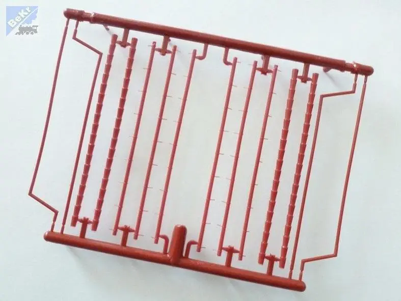 Igra model 150002 Okapy, rýny a hřebenáče, červené,  plast