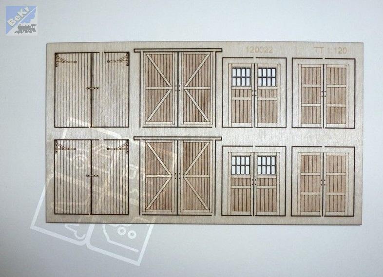 Igra model 121022 Vrata 8ks, stavebnice Laser Cut