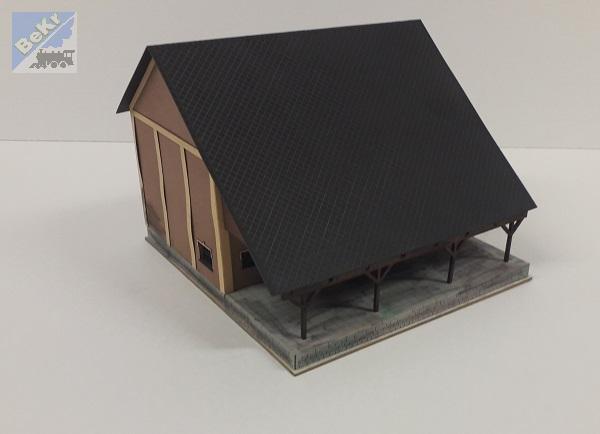 BuBi-model TT60114 Sýpka, 170 x 160 x 124 mm, barvená stavebnice Laser-Cut !!! AKCE !!!