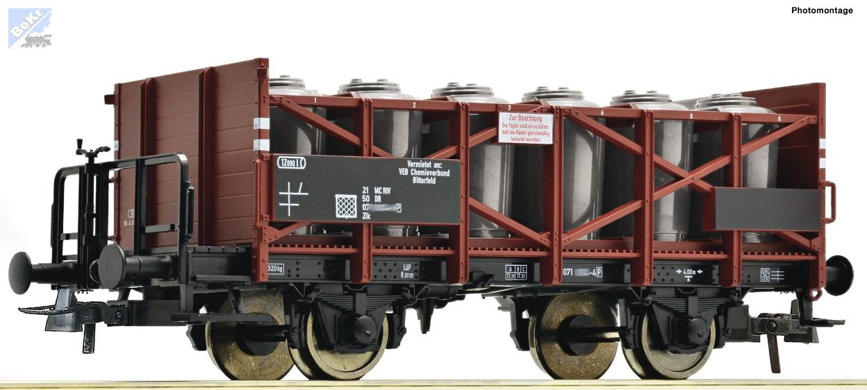 Roco 76307 Nádobový 2-osý vůz Zik na přepravu kyselin DR