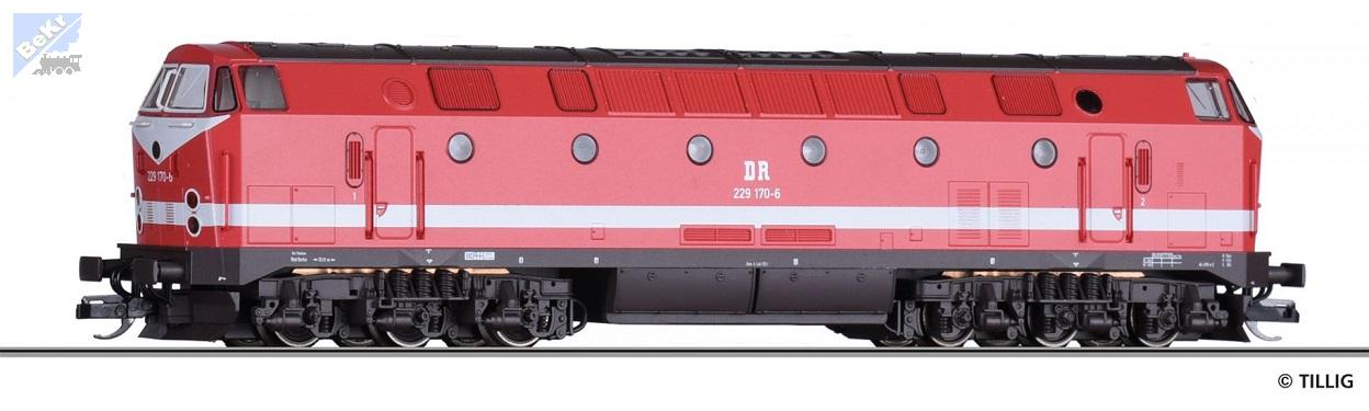 Tillig 02795 Dieselová lokomotiva BR 229 170-6 DR
