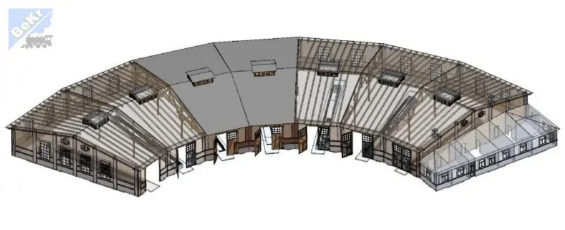 Igra model 191015 Rozšíření rotundy Turnov o 2 stání, stavebnice Laser Cut