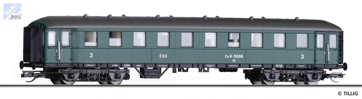 Tillig 13307 Osobní 4-osý vůz 3. tř. Ca ČSD