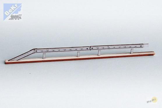 BuBi-model TT70020 Svodidla, barvená, 640 x 4 x 0,3 mm stavebnice Laser-Cut