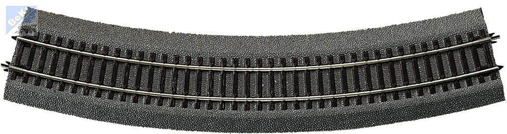 Roco 42525 R5 ROCO LINE dřevěné pražce s podložím, kolej oblouková R 542,8 mm/30°