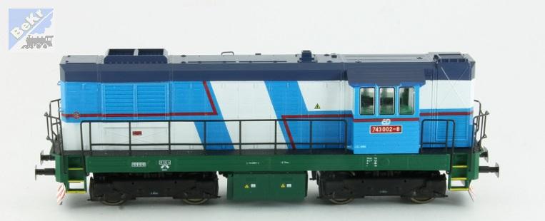 MTB 743002HO Dieselová lokomotiva 743 002-8 ČD Kocour