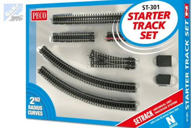 Peco ST-301 Set kolejiva SETRACK pro začátečníky, rádius R2 263,5mm