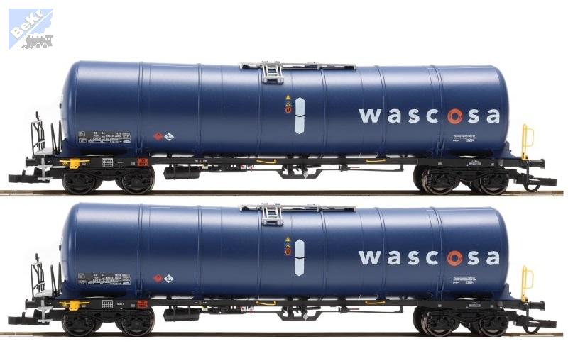 Igra 96110013 Set dvou 4-osých kotlových vozů Zacns 98 Wascosa modromodrá 4, CZ - WASCO !!! AKCE !!!