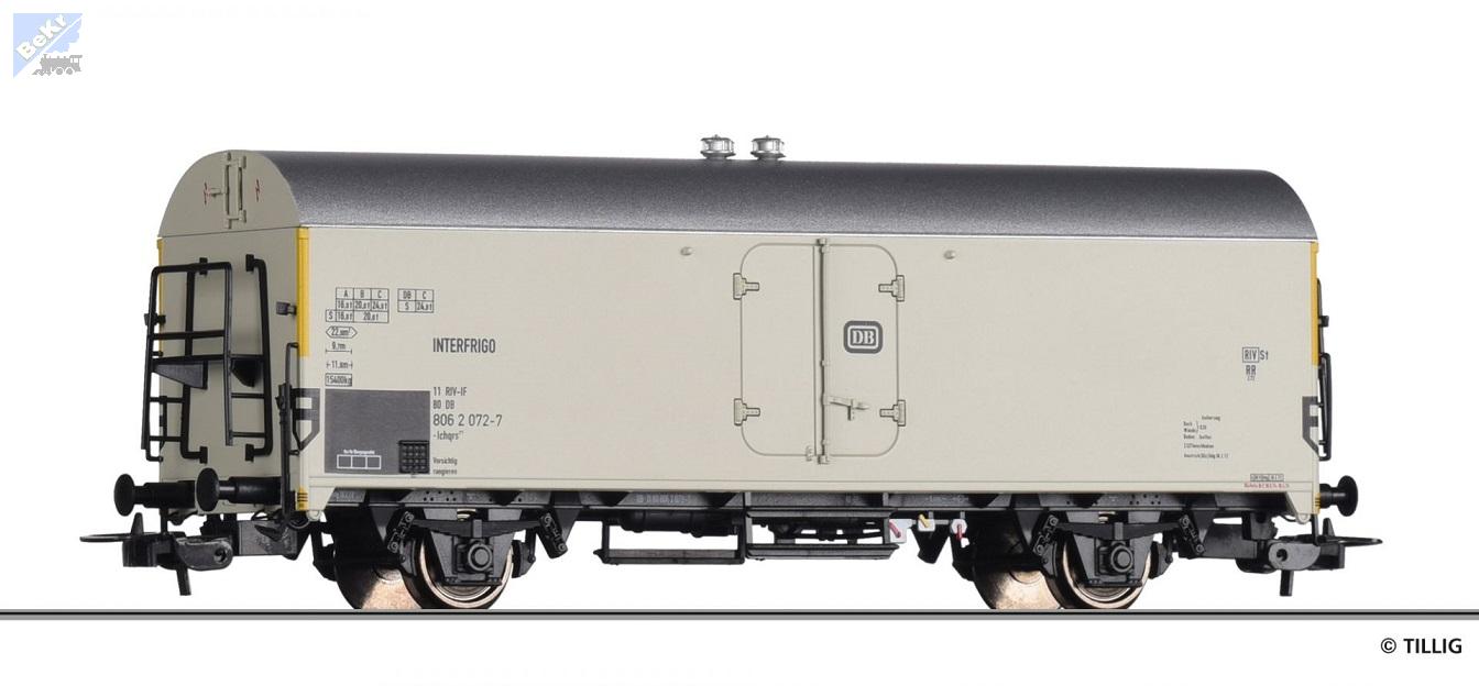 Tillig 76805 Chladírenský 2-osý vůz Ichqrs 377 "INTERFRIGO" DB