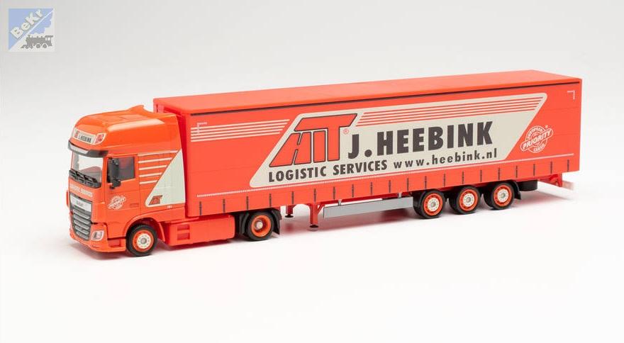 Herpa 313292 Návěs plachtový DAF XF SSC „Heebink“ (Nizozemsko / Veenendaal)