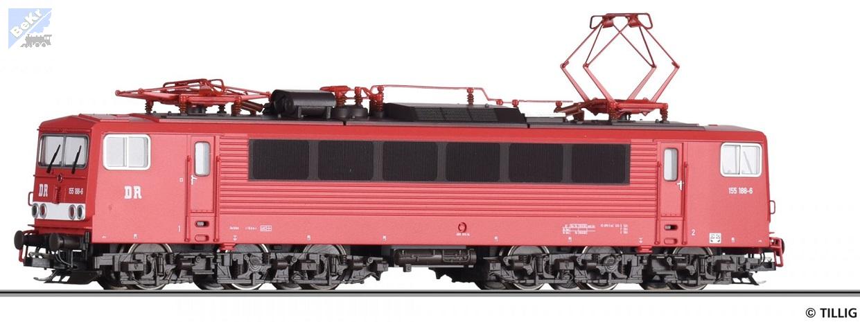 Tillig 04331 Elektrická lokomotiva 155 188-6 DR