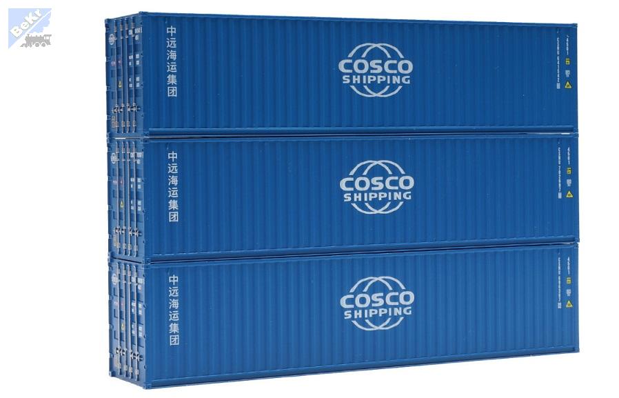 Igra model 98010016 Set tří kontejnerů COSCO Shipping