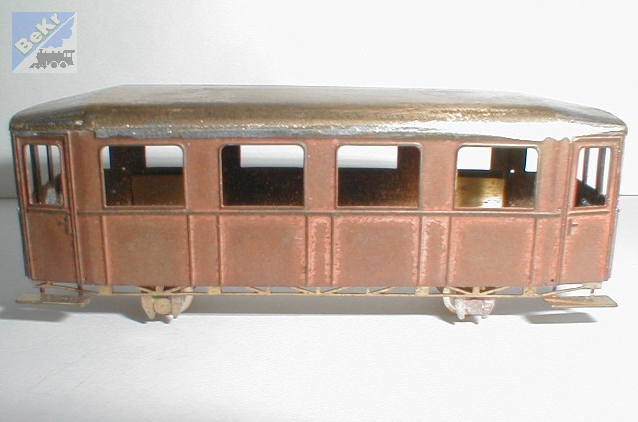 DK-model H0e0745 Úzkorozchodný přípojný vůz CDv/ú, stavebnice z leptu