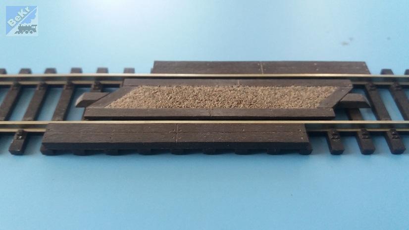VERAMO CZ H0050212 Přejezd šikmý P/L pro kolej výšky - 2,5 mm PATINA