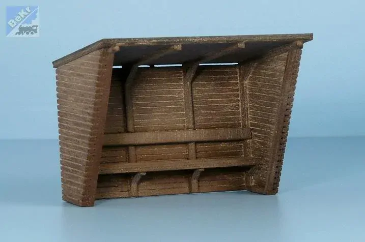 VERAMO CZ H0060102 Zastávka dřevěná tmavě hnědá PATINA