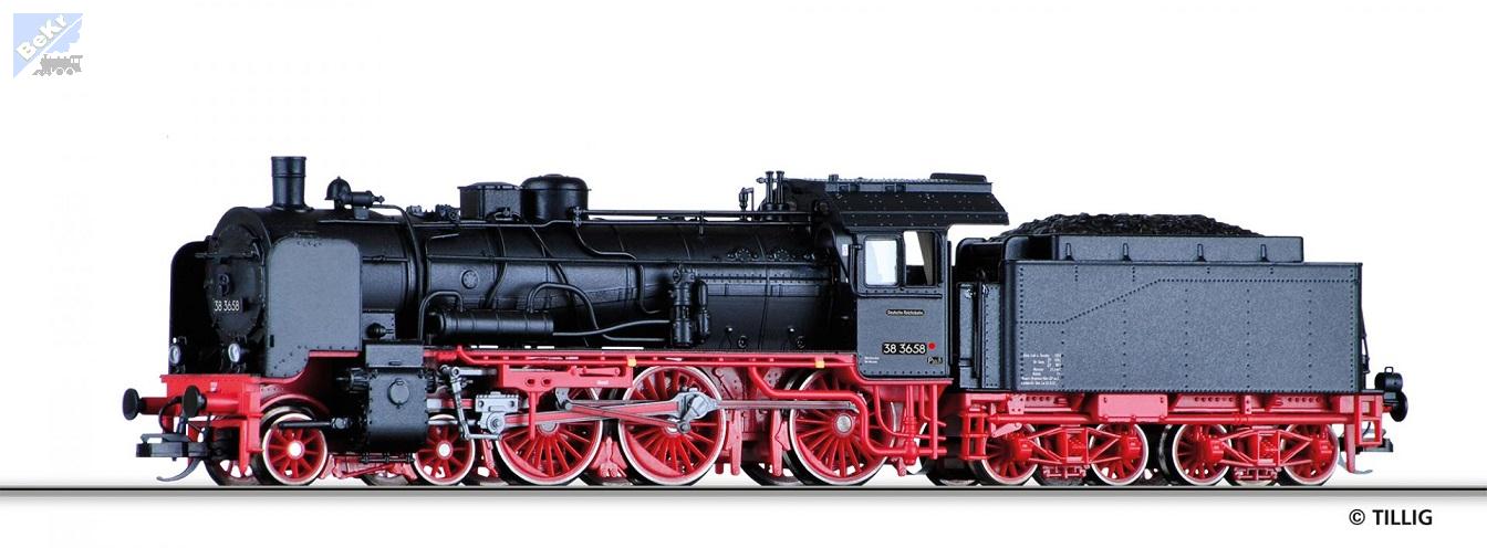 Tillig 02031 Parní lokomotiva BR 38 3658 DR
