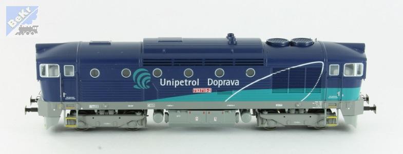 MTB 753715 Dieselová lokomotiva 753 715-2 Unipetrol Doprava Brejlovec