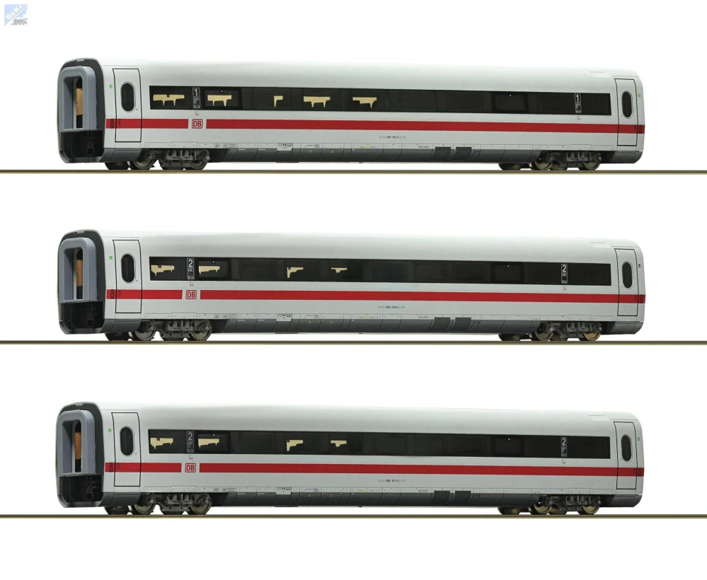 Roco 74030 Tří vozový set vložených vozů pro ICE 1 BR 401 DB !!! AKCE !!!