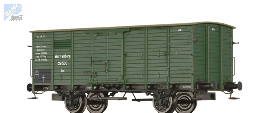 Brawa 49824 Uzavřený 2-osý vůz Gm K.W.Sts.B. !!! AKCE !!!