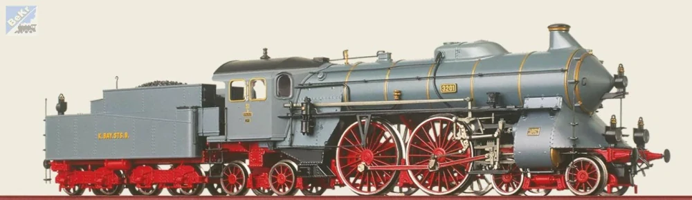 Brawa 70018 Parní lokomotiva S 2/6 3201 K.Bay.Sts.B., model z kovu se zvukem