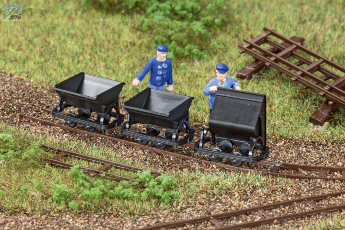 Auhagen 43702 Set tří výklopných vozů, stavebnice