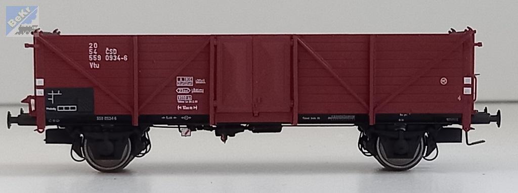 Exact-train 20394 Otevřený 2-osý vůz Vtu (Klagenfurt) ČSD