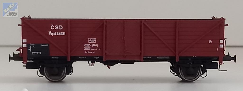 Exact-train 20340 Otevřený 2-osý vůz Vtu (Klagenfurt) ČSD