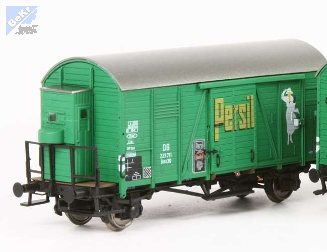 Exact-train 20796 Uzavřený 2-osý vůz Gms s brzdařskou budkou Persil DB