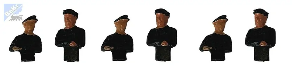 Roco 40001 Strojvedoucí parních lokomotiv 3x, topič 3x