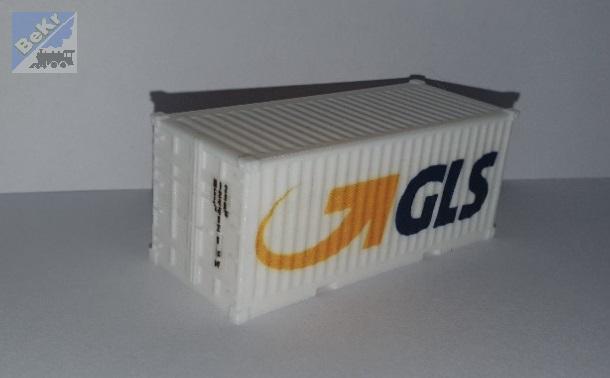 Vláčky 3D print 30111 Kontejner bílý GLS