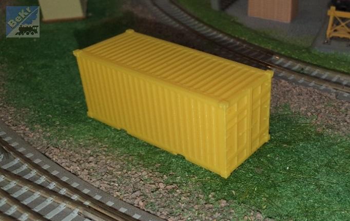Vláčky 3D print 30140 Kontejner žlutý