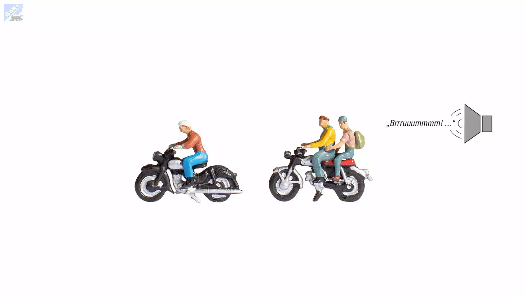 Noch 12844 Zvuková scéna - motocykl, 2ks + zvukový modul