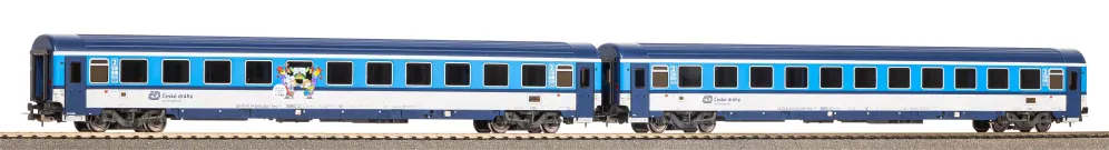 Piko 58270 Set dvou osobních 4-osých vozů 2. tř. Ampz a Bmz Eurofima ČD !!! AKCE !!!