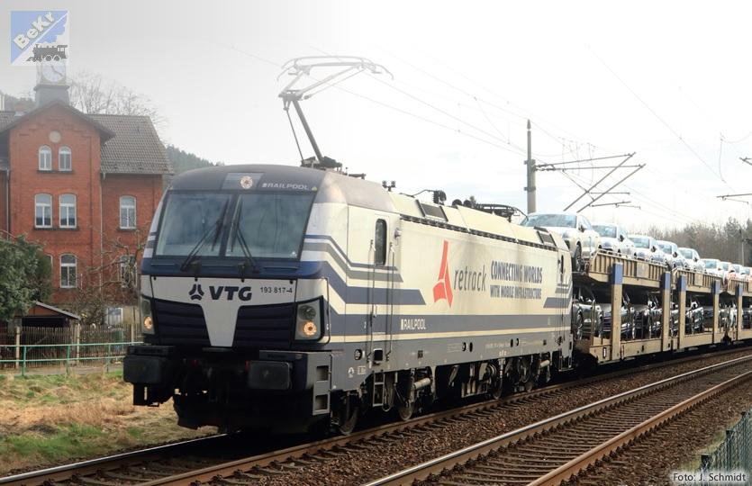 Tillig 04840 Elektrická lokomotiva 193-811-7 Vectron Retrack Germany GmbH / VTG AG, Loc & More Kft, Railpool