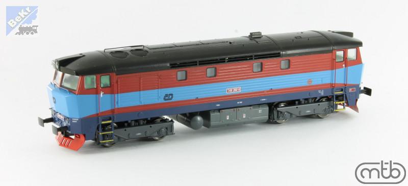 MTB 749260 Dieselová lokomotiva 749 260-6 ČD Zamračená