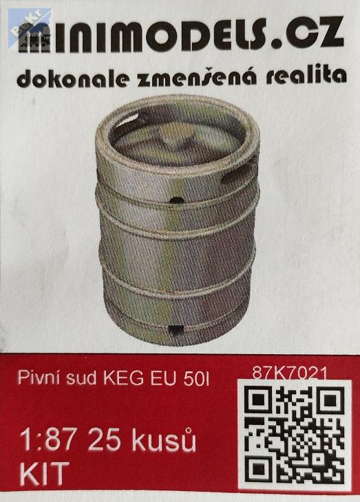 Minimodels 87K7021 Pivní sud KEG EU 50l., 25ks/bal.