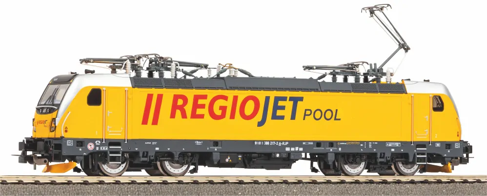 Piko 21658 Elektrická lokomotiva BR 388 217 Regiojet CZ POOL TRAXX se zvukem