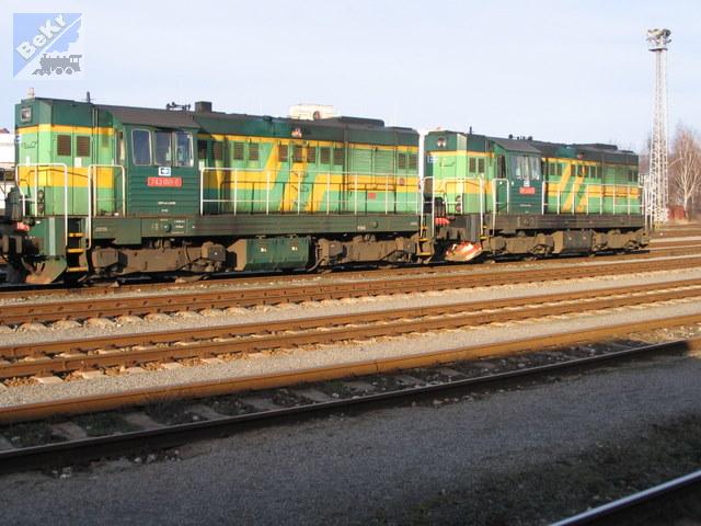 DK-model TT0206 Motorová lokomotiva řady 743 (T466.3), stavebnice z leptaného plechu