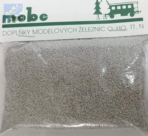 Mobe 532012 Štěrk světle šedý jemný, cca 170g