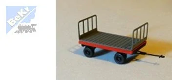 Miniatur MT05b Nádražní vozík ruční, 1ks, stavebnice s resinu a leptaného plechu