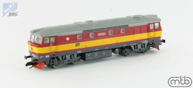 MTB 749134 Dieselová lokomotiva 749 134-3 ČD Zamračená