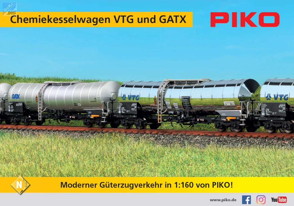 Piko 40720 Kotlový 4-osý vůz Zacens D-VTGD