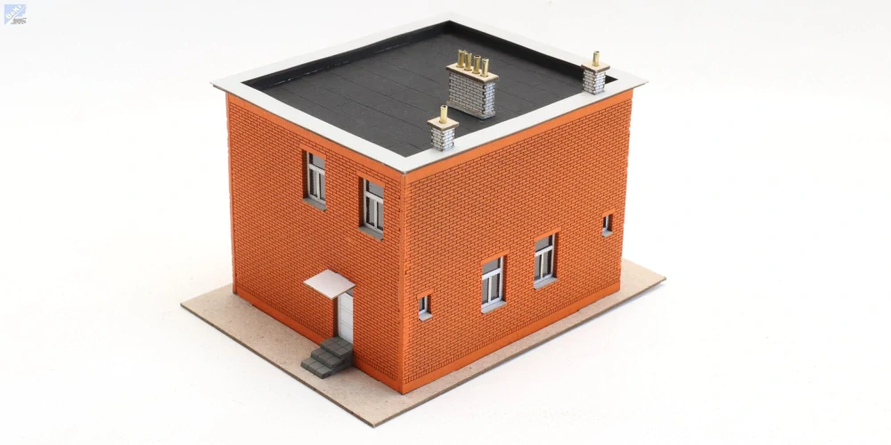 Igra model 250001 Baťův dvojdomek, stavebnice Laser Cut