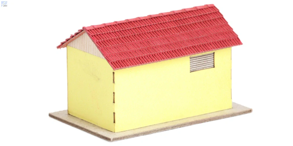 Igra model 241006 Trafostanice EH3, stavebnice Laser Cut